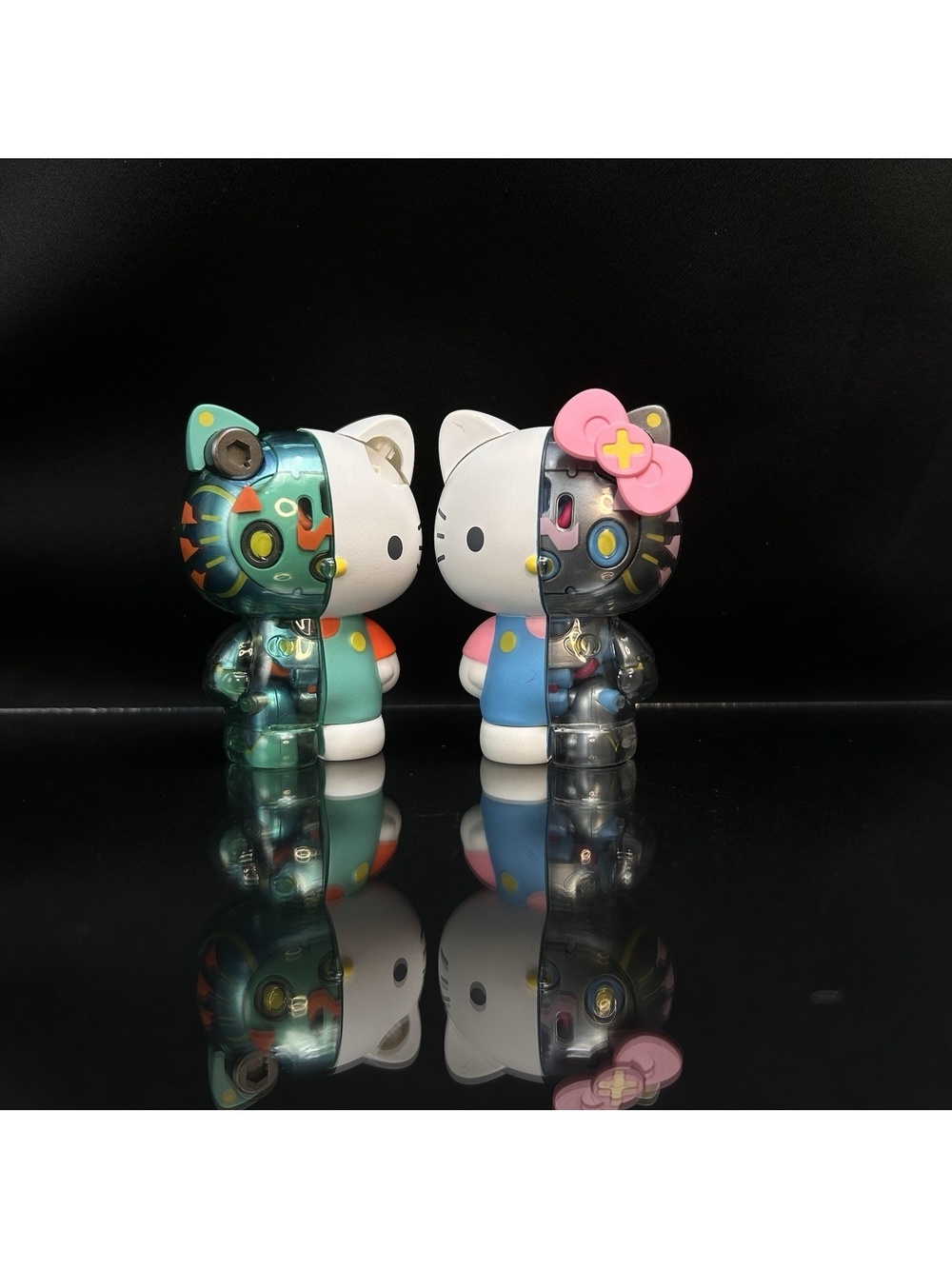 Lamtoys Sanrio Hello Kitty Mecha Series Half Machine Toy Robot Figure Lot Read